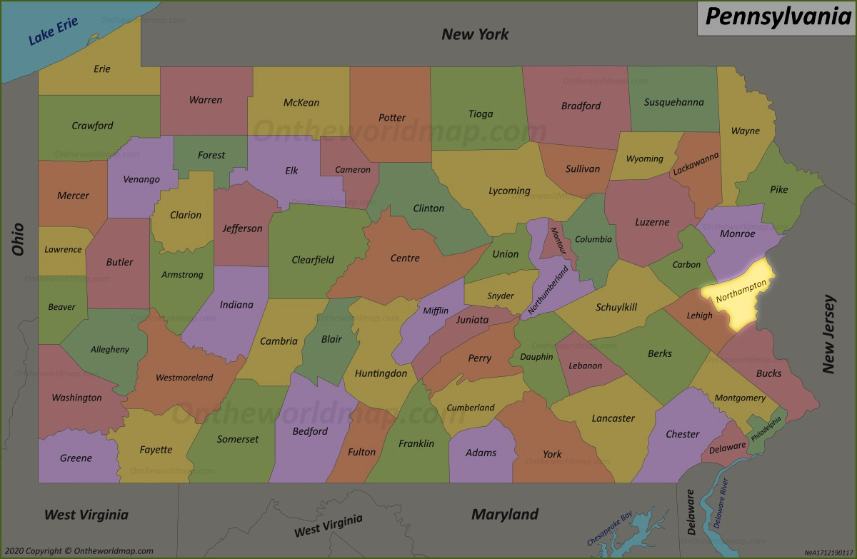 pennsylvania-county-map