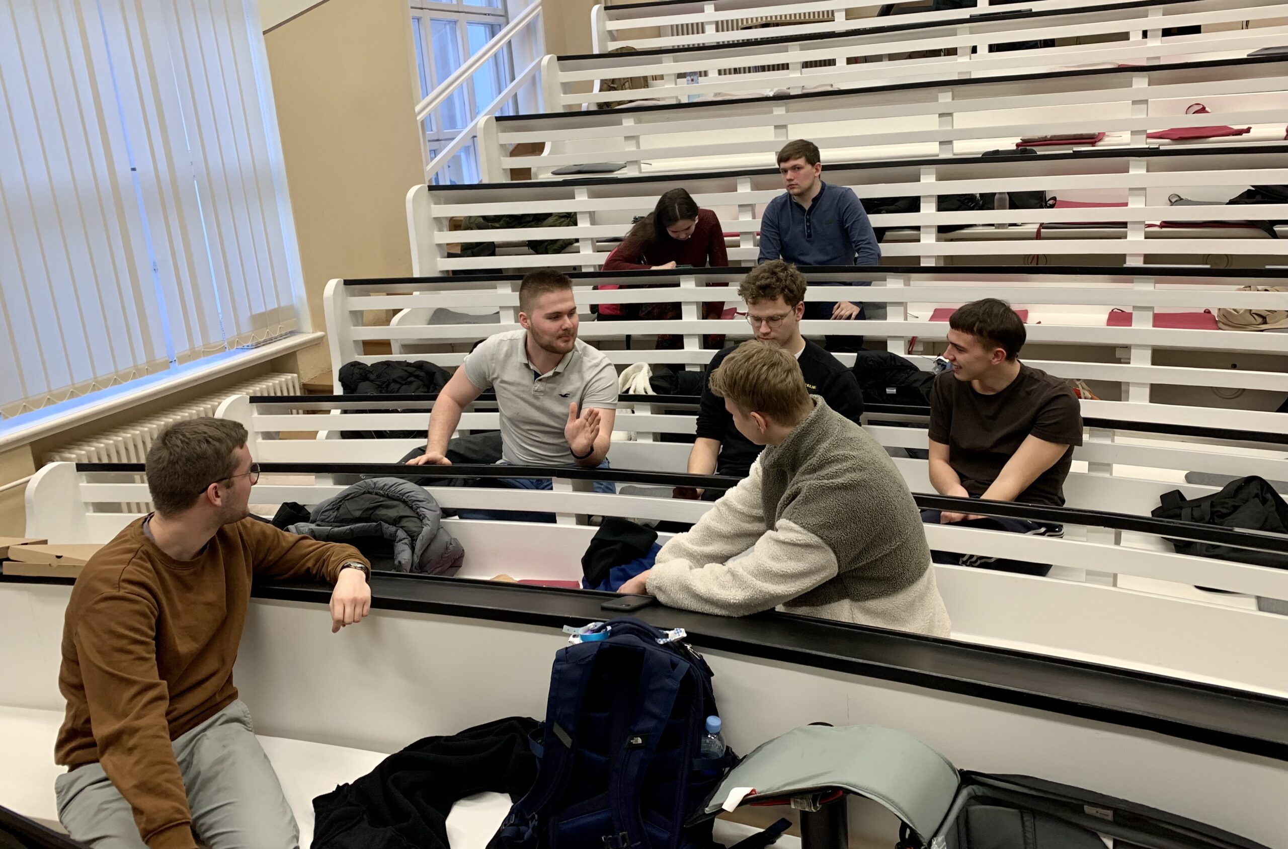 Tartu University students meet Penn State students.